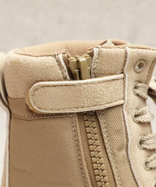 ８(eight)（エイト）の「サイドジップ付ミリタリーブーツ (サンドタイプ)（ブーツ・メンズ・ベージュ・26.0cm/24.0cm/25.0cm/28.0cm/27.0cm）」の5枚目の写真