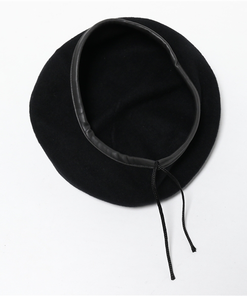 Heather(ヘザー)の「フェルトベレー 734685(ハンチング/ベレー帽・レディース・ブラック/レッド/グレー/ネイビー・FREE)」の7枚目の写真