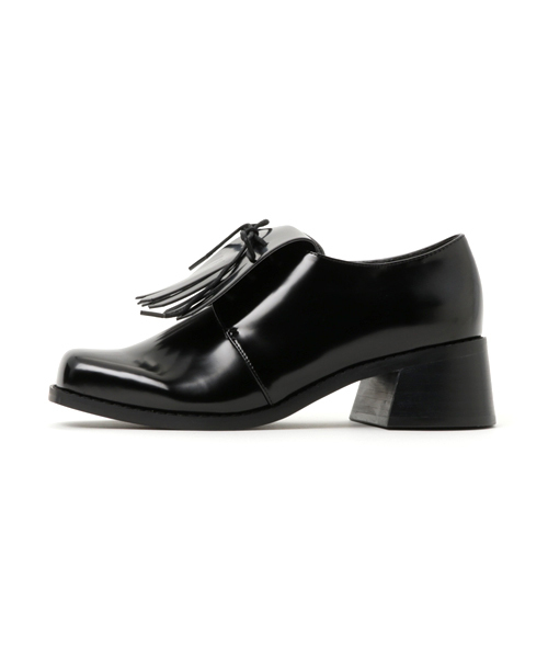SLY(スライ)の「SQUARE TOE MANISH SHOES(その他シューズ・レディース・ブラック・LARGE/SMALL/MEDIUM)」の2枚目の写真