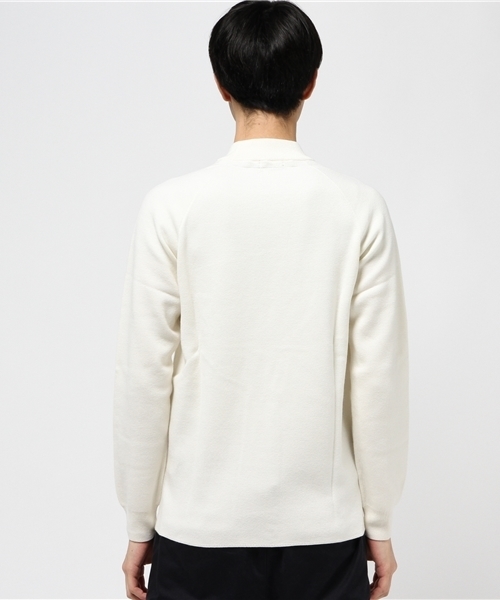 BLACK LABEL CRESTBRIDGE(ブラックレーベル・クレストブリッジ)の「ミラノリブ モックネックニット(ニット/セーター・メンズ・オフホワイト/ブラック・M/L)」の5枚目の写真