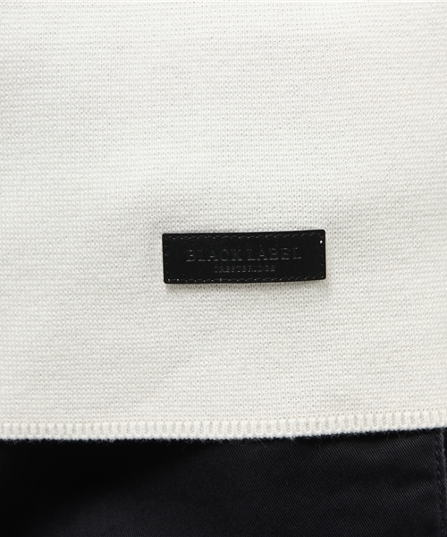 BLACK LABEL CRESTBRIDGE(ブラックレーベル・クレストブリッジ)の「ミラノリブ モックネックニット(ニット/セーター・メンズ・オフホワイト/ブラック・M/L)」の8枚目の写真