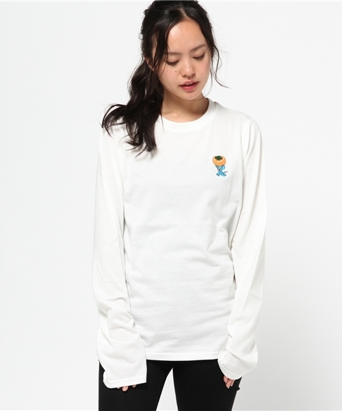 PUNYUS（プニュズ）の「ワンポイントロンT（Tシャツ/カットソー・レディース・ブラック系その他/ホワイト/ホワイト系その他/ブラック・4/1/2/3）」の16枚目の写真