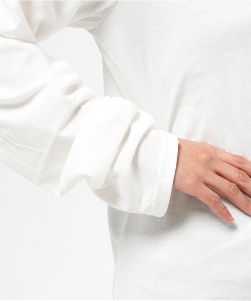 PUNYUS（プニュズ）の「ワンポイントロンT（Tシャツ/カットソー・レディース・ブラック系その他/ホワイト/ホワイト系その他/ブラック・4/1/2/3）」の9枚目の写真