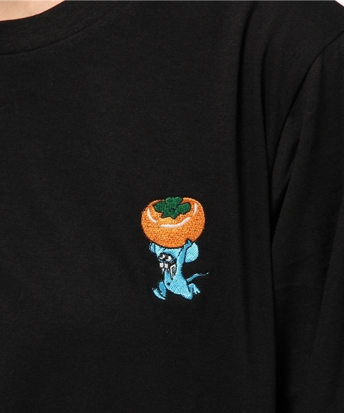 PUNYUS（プニュズ）の「ワンポイントロンT（Tシャツ/カットソー・レディース・ブラック系その他/ホワイト/ホワイト系その他/ブラック・4/1/2/3）」の14枚目の写真