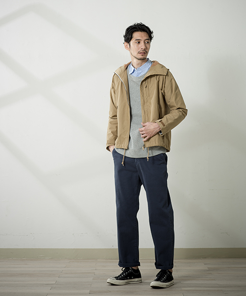 Denime（ドゥニーム）の「ツイルチノパンツ（チノパンツ・メンズ・ベージュ/ネイビー・MEDIUM/LARGE/X-LARGE）」の7枚目の写真