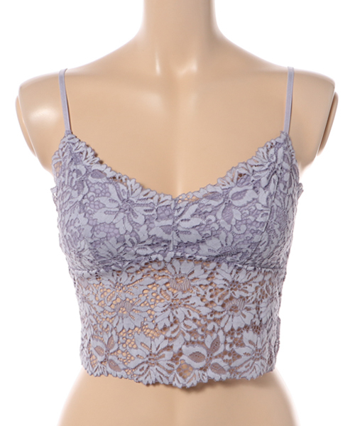 WEGO（ウィゴー）の「WEGO/カップインレースビスチェ（キャミソール・レディース・パープル/ブラック/オフホワイト/ピンク/マスタード/ピンク系その他/ターコイズブルー・FREE）」の13枚目の写真