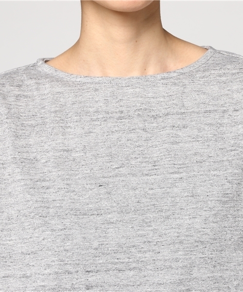 Honeys（ハニーズ）の「ワイドスリーブＴシャツ（Tシャツ/カットソー・レディース・ネイビー/ホワイト×ネイビー/ブラック/ホワイト系その他/オフホワイト/ホワイト系その他2/杢グレー/ホワイト×グレー・M/LL/L）」の12枚目の写真