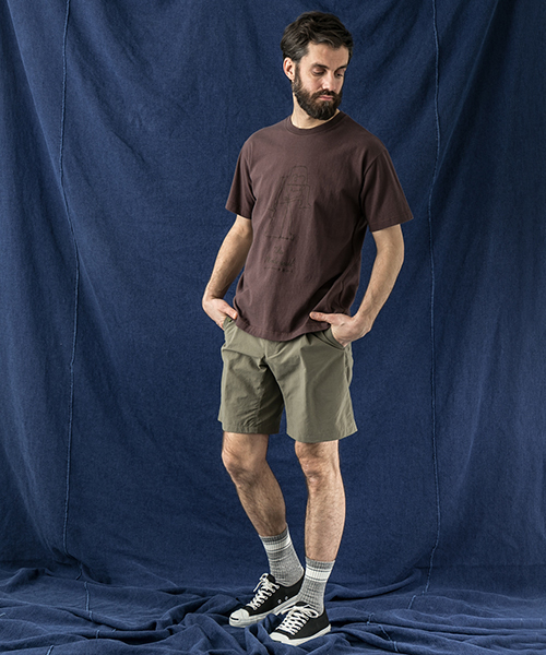 WORK NOT WORK URBAN RESEARCH（ワークノットワークアーバンリサーチ）の「WORK NOT WORK　MONKEY-3 刺繍Tシャツ（Tシャツ/カットソー・メンズ・ブラウン・LARGE/SMALL/MEDIUM）」の22枚目の写真