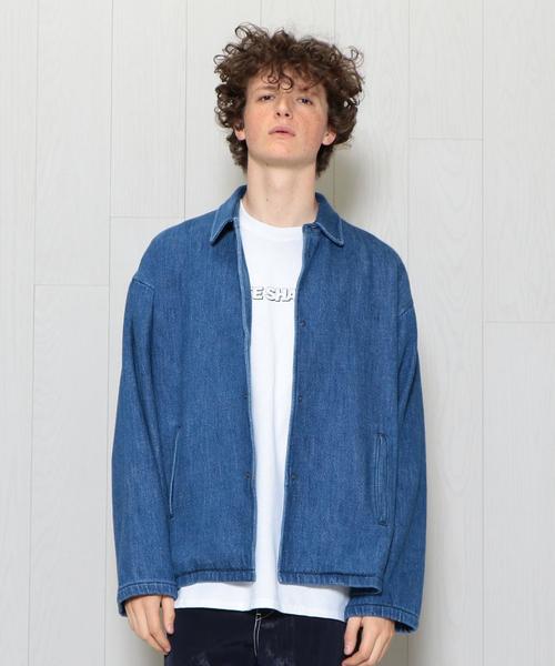 ジャケット・アウター UNUSED Nylon Twill Coach Jacket Narrenschiff:【再更新・20日土曜発売箇条書き】UNUSEDのフード収納