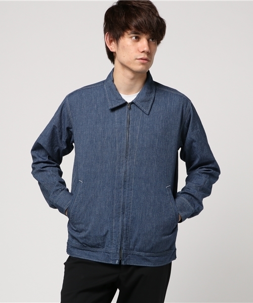 GREEN BOWL（グリーンボウル）の「GREEN BOWL Covert Full Zip Jacket/グリーンボウルコバルトフルジップジャケット（ブルゾン・メンズ・ネイビー・36/40/38）」の11枚目の写真