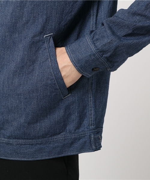 GREEN BOWL（グリーンボウル）の「GREEN BOWL Covert Full Zip Jacket/グリーンボウルコバルトフルジップジャケット（ブルゾン・メンズ・ネイビー・36/40/38）」の7枚目の写真