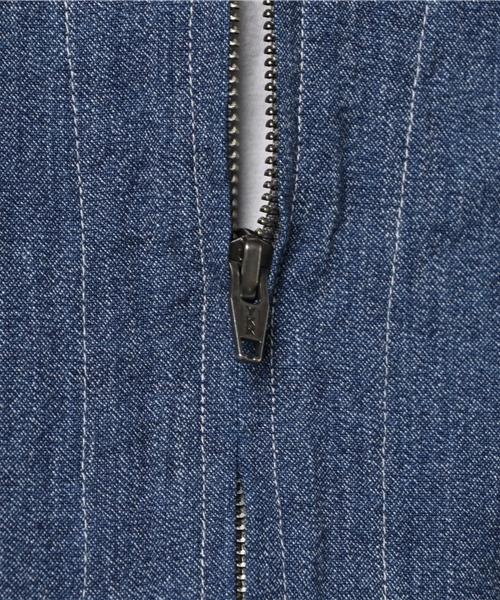 GREEN BOWL（グリーンボウル）の「GREEN BOWL Covert Full Zip Jacket/グリーンボウルコバルトフルジップジャケット（ブルゾン・メンズ・ネイビー・36/40/38）」の3枚目の写真