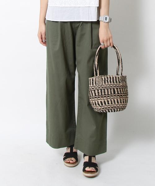 coen（コーエン）の「【5/18「ヒルナンデス！」放映】チノタックワイドパンツ（チノパンツ・レディース・ナチュラル/ベージュ/オリーブ・LARGE/SMALL/MEDIUM）」の18枚目の写真