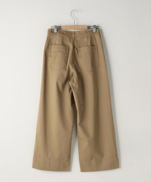 coen（コーエン）の「【5/18「ヒルナンデス！」放映】チノタックワイドパンツ（チノパンツ・レディース・ナチュラル/ベージュ/オリーブ・LARGE/SMALL/MEDIUM）」の9枚目の写真