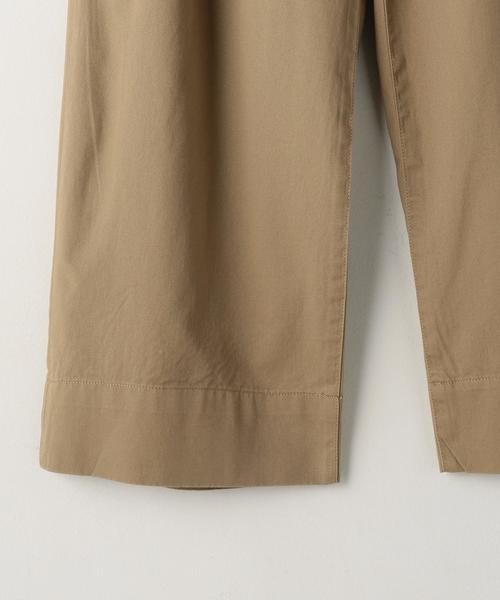 coen（コーエン）の「【5/18「ヒルナンデス！」放映】チノタックワイドパンツ（チノパンツ・レディース・ナチュラル/ベージュ/オリーブ・LARGE/SMALL/MEDIUM）」の13枚目の写真