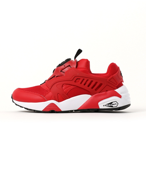 PUMA(プーマ)の「ディスク ブレイズ(スニーカー・メンズ・レッド/ブラック/ホワイト・26.0cm/27.0cm/24.0cm/26.5cm/27.5cm/25.0cm/28.0cm/23.0cm/23.5cm/24.5cm/25.5cm/29.0cm/28.5cm/22.5cm/30.0cm)」の4枚目の写真