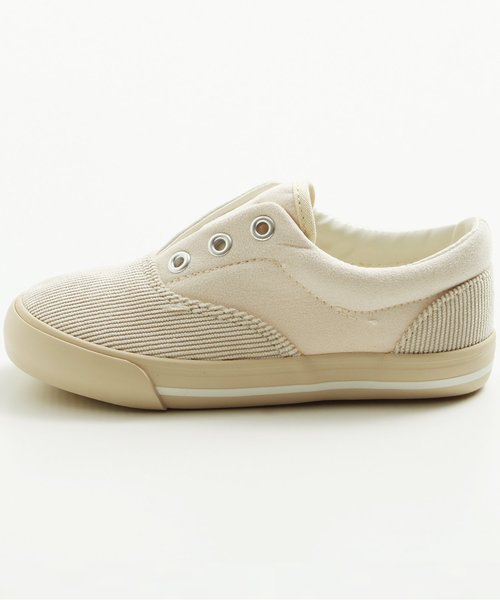 apres les cours（アプレレクール）の「トドラー異素材切替シューズ（スニーカー・キッズ・ブラウン/キナリ/カーキ/ブラック・18/16/19/17）」の18枚目の写真