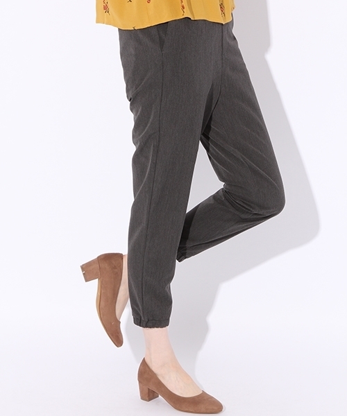 niko and...(ニコアンド)の「TRPU裾ゴムパンツ(その他パンツ・レディース・チャコール/ブラック/カーキ/ネイビー・4/2/3)」の3枚目の写真