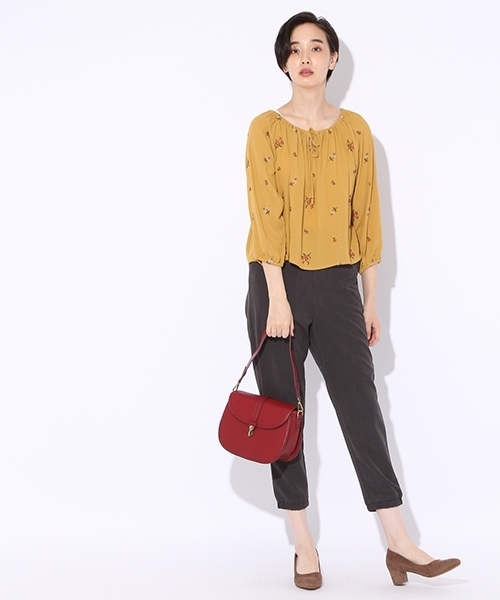 niko and...(ニコアンド)の「TRPU裾ゴムパンツ(その他パンツ・レディース・チャコール/ブラック/カーキ/ネイビー・4/2/3)」の15枚目の写真