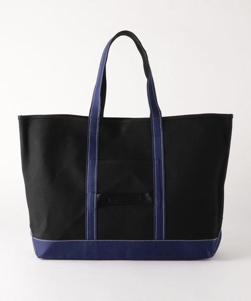 hobo（ホーボー）の「＜hobo＞ 32 CANVAS TOTEBAG L/バッグ □□ ◆（トートバッグ・メンズ・ブラック/オリーブ・FREE）」の2枚目の写真
