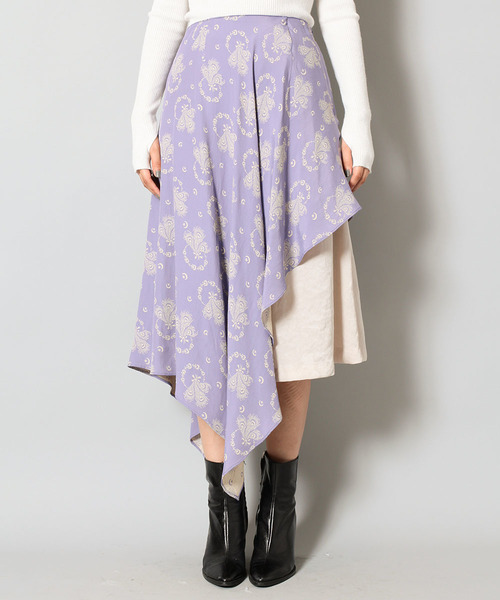 NINE（ナイン）の「フェザージャカードスカート（スカート）」 - WEAR 