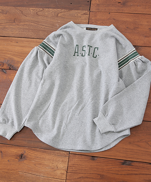 CUBE SUGAR（キューブシュガー）の「裏毛ラインリブバルーン袖（スウェット・レディース・ホワイト/レッド/ブルー/グリーン/トップグレー・M）」の13枚目の写真