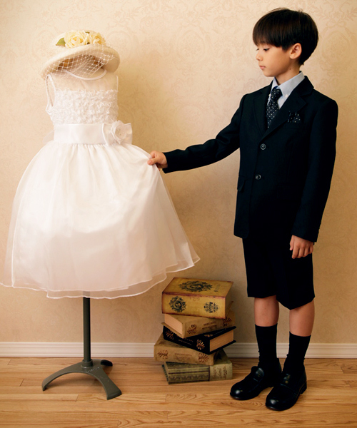 Catherine Cottage（キャサリンコテージ）の「ボーイズフォーマルスーツ5点セット（スーツセット・キッズ・ブラック/サックスブルー/ホワイト/ブルー系その他/ホワイト系その他/ホワイト系その他2/ブラック系その他・100/120/130LL/110/130）」の5枚目の写真