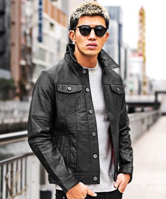 セール】LARK LEATHER JACKET | ラーク レザー ジャケット（ライダース