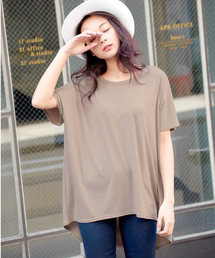 KOBE LETTUCE | 毎日をHAPPYに彩る！選べる4タイプ★落ち感がキレイなゆるシルエットTシャツ/レディーストップス[C3150]神戸レタス(Tシャツ/カットソー)