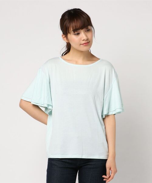 KOBE LETTUCE（コウベレタス）の「選べる4タイプ　オーバーサイズTシャツ（Tシャツ/カットソー・レディース・ブラック系その他2/ピンク系その他/ピンク系その他2/グリーン系その他4/ピンク系その他3/ブラック系その他4/ホワイト系その他3/ホワイト系その他2/ホワイト系その他4/ベージュ系その他3/パープル系その他2/ブルー系その他3/ブルー系その他2/ブルー系その他4/パープル系その他4/パープル系その他3/イエロー系その他2/ブラック系その他/ホワイト系その他/ベージュ系その他/ピンク系その他4/グリーン系その他/パープル系その他/グリーン系その他2/ベージュ系その他4/グリーン系その他3/ブルー系その他/イエロー系その他/ブラック系その他3/ベージュ系その他2/イエロー系その他3/イエロー系その他4/グリーン系その他5/グリーン系その他6/ピンク系その他5/ピンク系その他6/ピンク系その他7/その他/グリーン系その他7/その他1/パープル系その他6/パープル系その他5/ダークパープル/パープル系その他7/グリーン系2/グリーン系1/グリーン系/オフホワイト/ブラック/ベージュ/ネイビー/ミント/ライトパープル/ピンクベージュ/グリーン系3/黄緑系2/黄緑系/黄緑系1・2/1/4/3/5）」の19枚目の写真