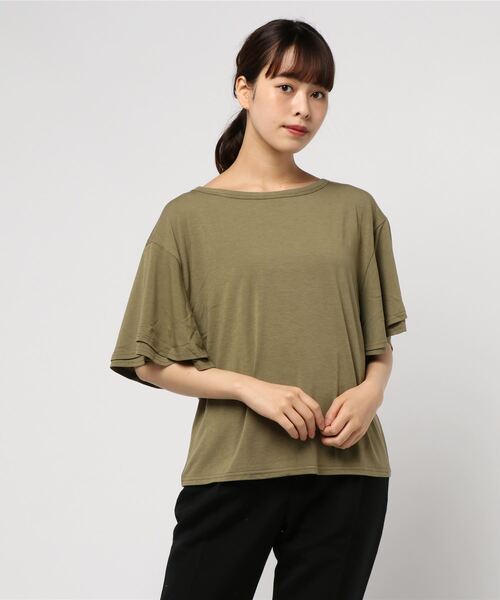 KOBE LETTUCE（コウベレタス）の「選べる4タイプ　オーバーサイズTシャツ（Tシャツ/カットソー・レディース・ブラック系その他2/ピンク系その他/ピンク系その他2/グリーン系その他4/ピンク系その他3/ブラック系その他4/ホワイト系その他3/ホワイト系その他2/ホワイト系その他4/ベージュ系その他3/パープル系その他2/ブルー系その他3/ブルー系その他2/ブルー系その他4/パープル系その他4/パープル系その他3/イエロー系その他2/ブラック系その他/ホワイト系その他/ベージュ系その他/ピンク系その他4/グリーン系その他/パープル系その他/グリーン系その他2/ベージュ系その他4/グリーン系その他3/ブルー系その他/イエロー系その他/ブラック系その他3/ベージュ系その他2/イエロー系その他3/イエロー系その他4/グリーン系その他5/グリーン系その他6/ピンク系その他5/ピンク系その他6/ピンク系その他7/その他/グリーン系その他7/その他1/パープル系その他6/パープル系その他5/ダークパープル/パープル系その他7/グリーン系2/グリーン系1/グリーン系/オフホワイト/ブラック/ベージュ/ネイビー/ミント/ライトパープル/ピンクベージュ/グリーン系3/黄緑系2/黄緑系/黄緑系1・2/1/4/3/5）」の22枚目の写真