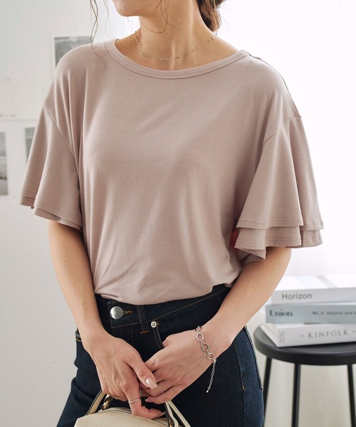 KOBE LETTUCE（コウベレタス）の「選べる4タイプ　オーバーサイズTシャツ（Tシャツ/カットソー・レディース・ブラック系その他2/ピンク系その他/ピンク系その他2/グリーン系その他4/ピンク系その他3/ブラック系その他4/ホワイト系その他3/ホワイト系その他2/ホワイト系その他4/ベージュ系その他3/パープル系その他2/ブルー系その他3/ブルー系その他2/ブルー系その他4/パープル系その他4/パープル系その他3/イエロー系その他2/ブラック系その他/ホワイト系その他/ベージュ系その他/ピンク系その他4/グリーン系その他/パープル系その他/グリーン系その他2/ベージュ系その他4/グリーン系その他3/ブルー系その他/イエロー系その他/ブラック系その他3/ベージュ系その他2/イエロー系その他3/イエロー系その他4/グリーン系その他5/グリーン系その他6/ピンク系その他5/ピンク系その他6/ピンク系その他7/その他/グリーン系その他7/その他1/パープル系その他6/パープル系その他5/ダークパープル/パープル系その他7/グリーン系2/グリーン系1/グリーン系/オフホワイト/ブラック/ベージュ/ネイビー/ミント/ライトパープル/ピンクベージュ/グリーン系3/黄緑系2/黄緑系/黄緑系1・2/1/4/3/5）」の14枚目の写真