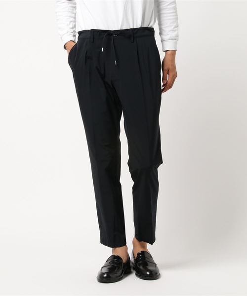 BRILLA per il gusto（ブリッラペルイルグースト）の「◎Brilla per il gusto / ナイロンジャージー 1プリーツイージーパンツ（その他パンツ・メンズ・ブラック/オリーブ・SMALL/MEDIUM/LARGE）」の15枚目の写真