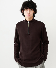 STUDIOUS | 【STUDIOUS】ハーフジッププルオーバーニット(ニット/セーター)
