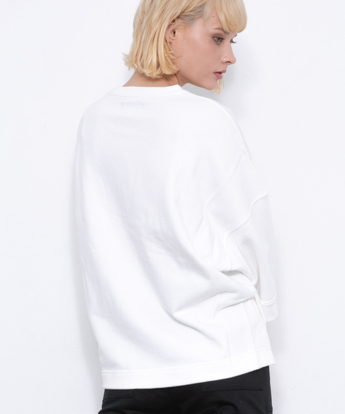aquagirl（アクアガール）の「【aquagirl】《WEB限定》ロゴスウェットTOP（スウェット・レディース・ホワイト/グレー/バーガンディー・FREE）」の5枚目の写真