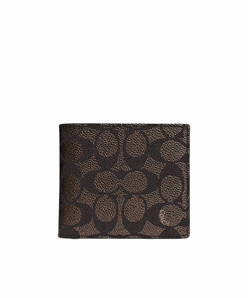 COACH(コーチ)の「【コーチ】シグネチャー コイン ウォレット(財布・メンズ・ブラウン系その他・フリ-)」の1枚目の写真