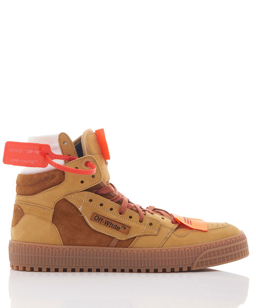 off white（オフホワイト）の「OFF-WHITE “OFF-COURT SUEDE”スニーカー（スニーカー・メンズ・ライトブラウン・42/43/41/40）」の4枚目の写真