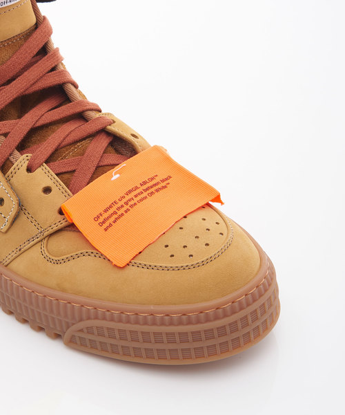 off white（オフホワイト）の「OFF-WHITE “OFF-COURT SUEDE”スニーカー（スニーカー・メンズ・ライトブラウン・42/43/41/40）」の10枚目の写真