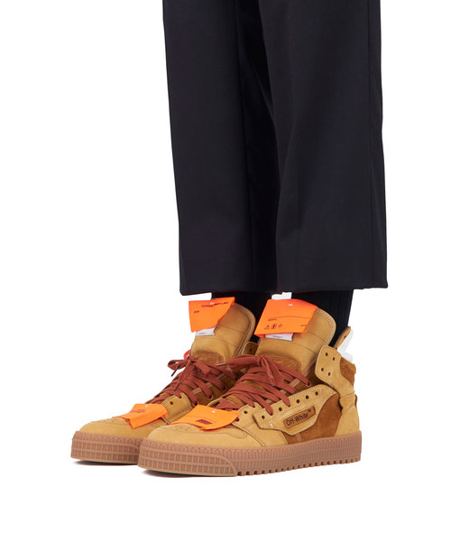 off white（オフホワイト）の「OFF-WHITE “OFF-COURT SUEDE”スニーカー（スニーカー・メンズ・ライトブラウン・42/43/41/40）」の13枚目の写真