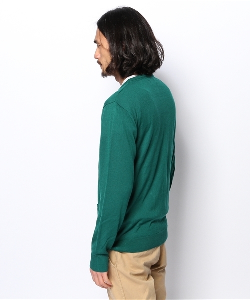 WEGO（ウィゴー）の「WEGO/カラーカーディガン（カーディガン/ボレロ・メンズ・ブラック/ライトグレー/グリーン/ターコイズブルー/ネイビー/ロイヤルブルー/マスタード/ワイン/ブルー/ホワイト系その他/レッド/ブルー系その他/グリーン系その他・LARGE/MEDIUM）」の20枚目の写真