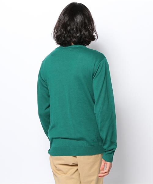 WEGO（ウィゴー）の「WEGO/カラーカーディガン（カーディガン/ボレロ・メンズ・ブラック/ライトグレー/グリーン/ターコイズブルー/ネイビー/ロイヤルブルー/マスタード/ワイン/ブルー/ホワイト系その他/レッド/ブルー系その他/グリーン系その他・LARGE/MEDIUM）」の19枚目の写真