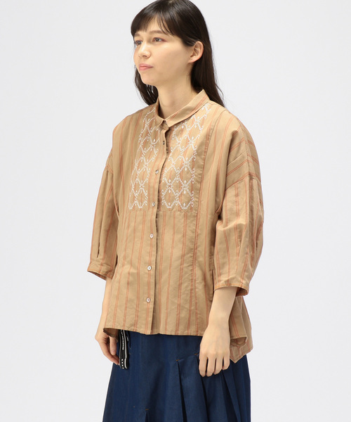 FRAPBOIS（フラボア）の「クランス（シャツ/ブラウス・レディース・グレー系その他/ベージュ系その他・1）」の3枚目の写真