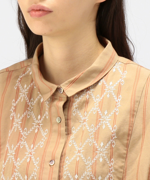 FRAPBOIS（フラボア）の「クランス（シャツ/ブラウス・レディース・グレー系その他/ベージュ系その他・1）」の5枚目の写真