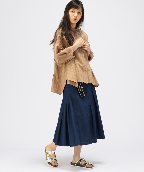 FRAPBOIS（フラボア）の「クランス（シャツ/ブラウス・レディース・グレー系その他/ベージュ系その他・1）」の9枚目の写真