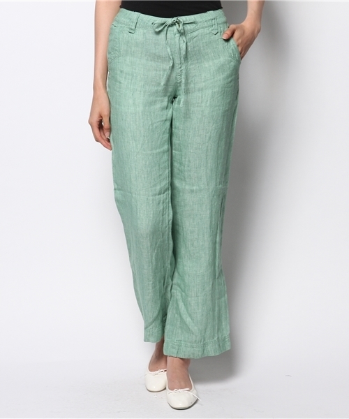coen(コーエン)の「フレンチリネンイージーパンツ(その他パンツ・レディース・ナチュラル/ケリー/ネイビー・LARGE/MEDIUM)」の13枚目の写真