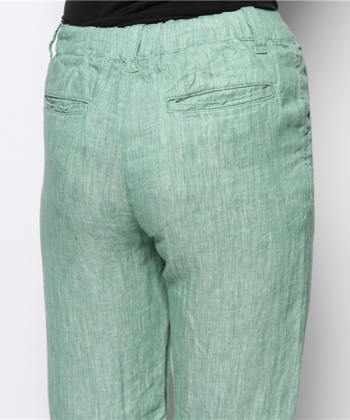 coen(コーエン)の「フレンチリネンイージーパンツ(その他パンツ・レディース・ナチュラル/ケリー/ネイビー・LARGE/MEDIUM)」の8枚目の写真