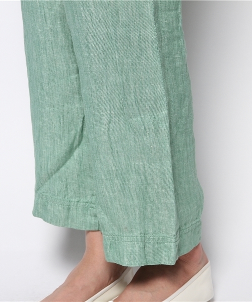 coen(コーエン)の「フレンチリネンイージーパンツ(その他パンツ・レディース・ナチュラル/ケリー/ネイビー・LARGE/MEDIUM)」の10枚目の写真