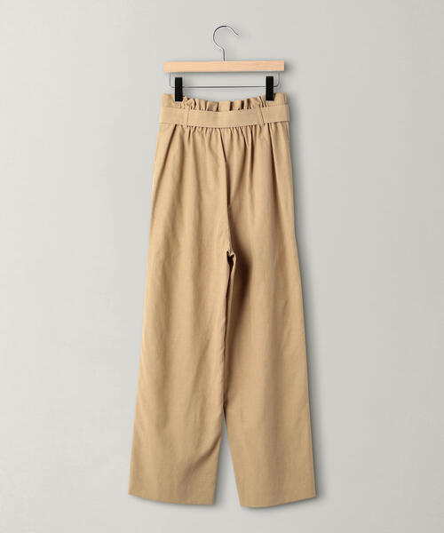 BEAUTY&YOUTH UNITED ARROWS(ビューティーアンドユースユナイテッドアローズ)の「BY リボンベルトワイドパンツ2 -手洗い可能-о(その他パンツ・レディース・ライラック/ブラック/ベージュ・MEDIUM/SMALL)」の4枚目の写真