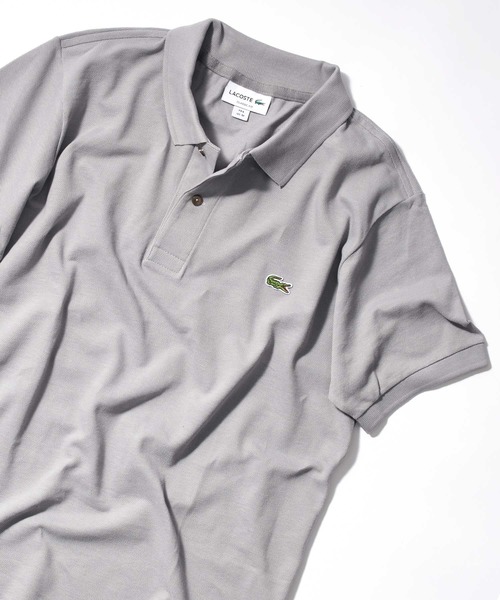 美品ラコステLACOSTEポロシャツ2XSグレー灰色1212BIGわにT半袖 LACOSTE ラコステ 半袖ポロシャツ メンズ レディース クラシック