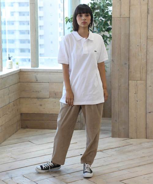 LACOSTE（ラコステ）の「【LACOSTE・ラコステ】半袖ワンポイントポロシャツ POLO SHIRT　L1212　L.12.12（ポロシャツ・メンズ・グレー/ネイビー/ブラック/ホワイト・SMALL/MEDIUM/LARGE）」の9枚目の写真